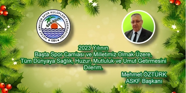 Yeni Yılınız Kutlu Olsun!